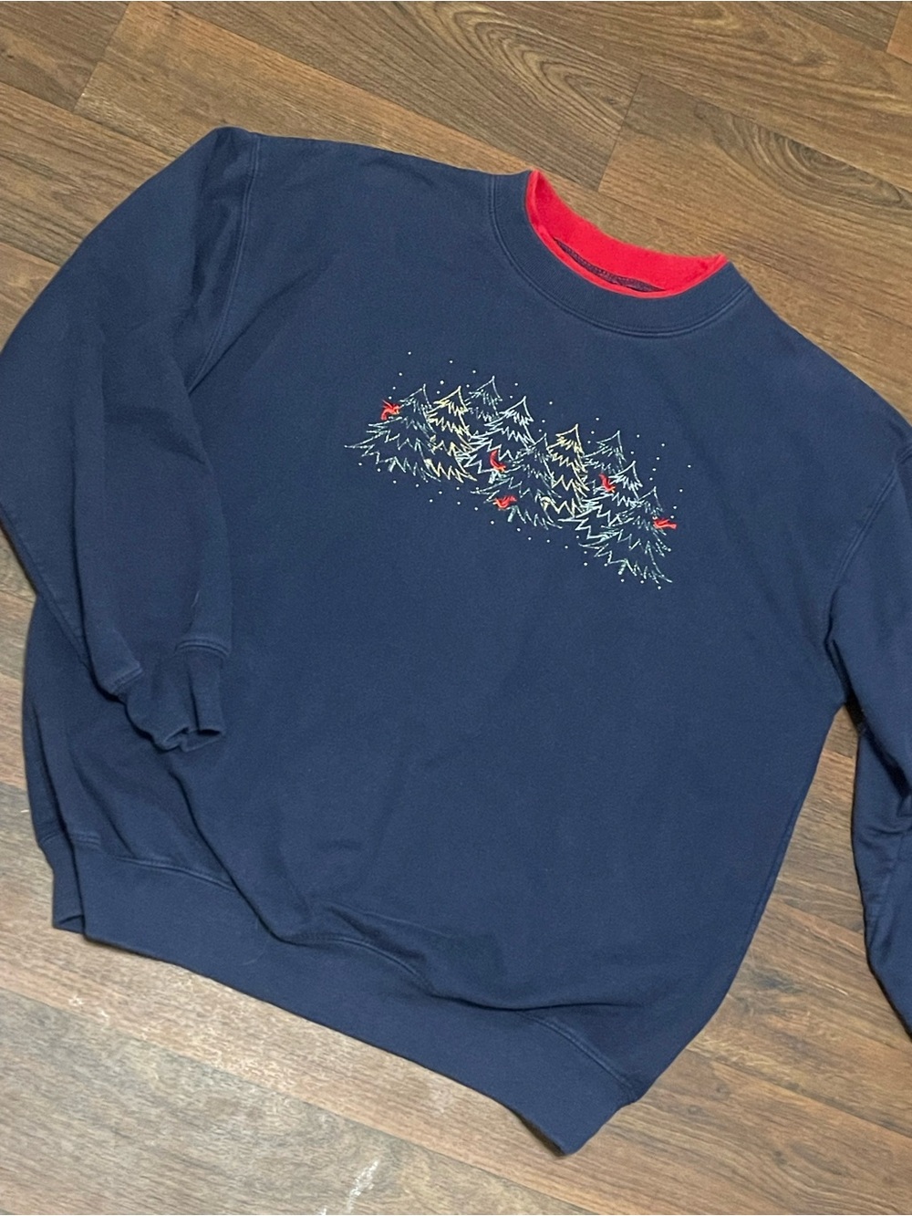 Vintage M & C Sportwear Christmas Tree Sweatshirt Medium